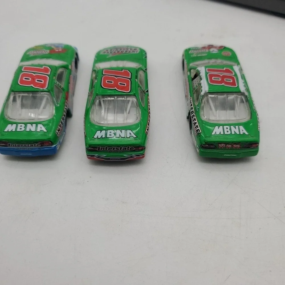 NASCAR Bobby‎ Labonte #18 Set Of 3 Action Cars Photograph Display Interstate